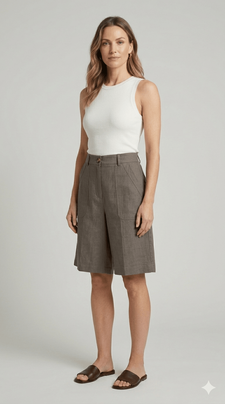 Pantaloncino Lino Emme Marella - Malerba Showroom