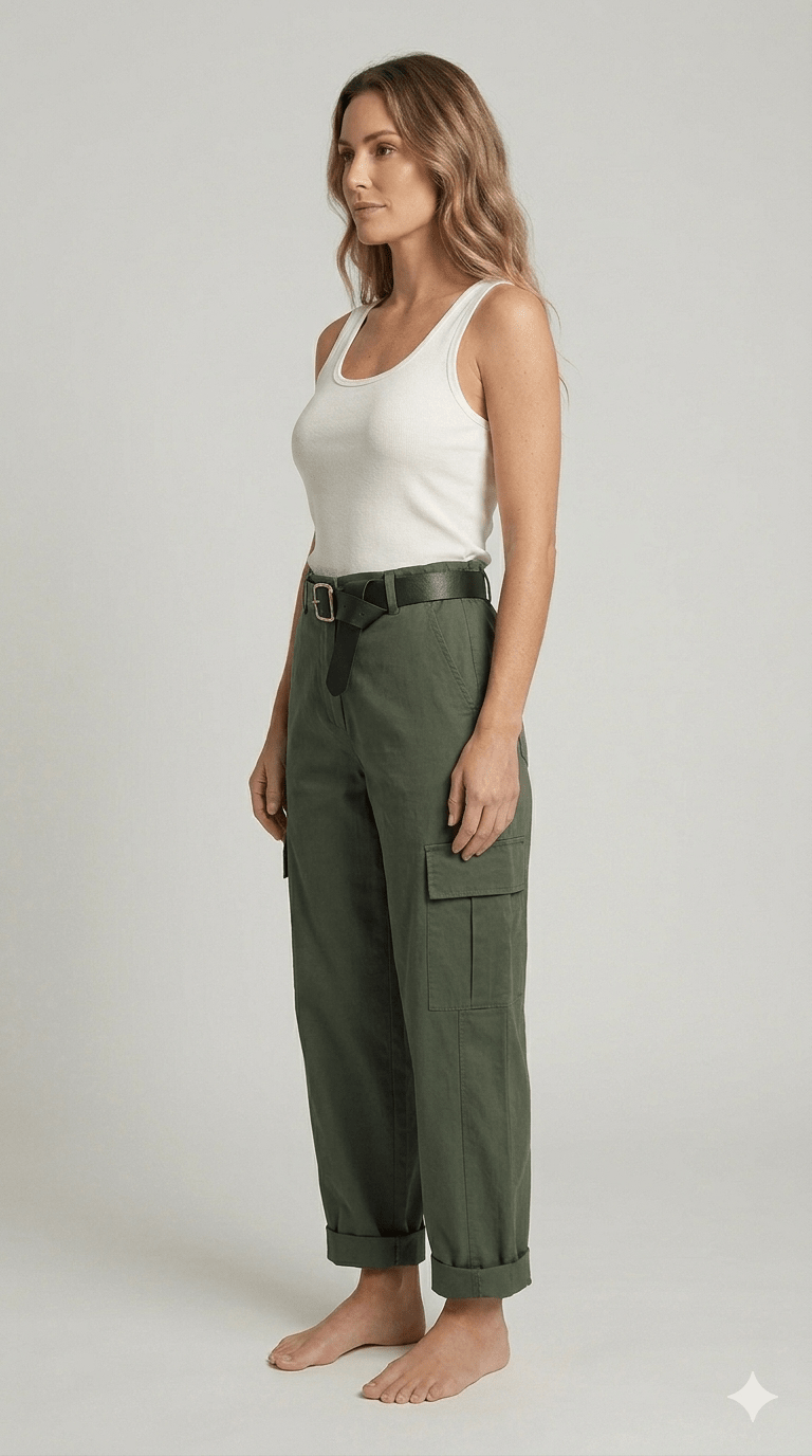 Pantalone balloon Susy Mix con tasconi - Malerba Showroom
