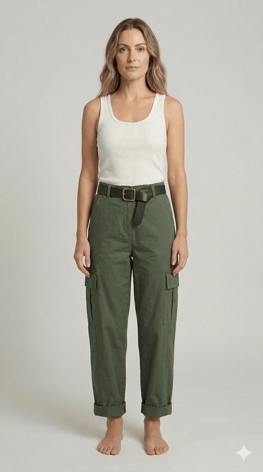 Pantalone balloon Susy Mix con tasconi - Malerba Showroom