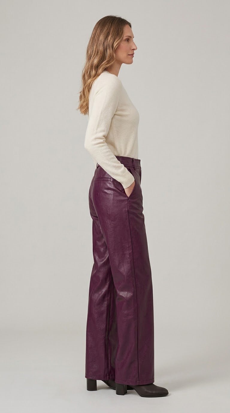 Pantalone Emme Marella in ecopelle 2 var. colore - Malerba Showroom