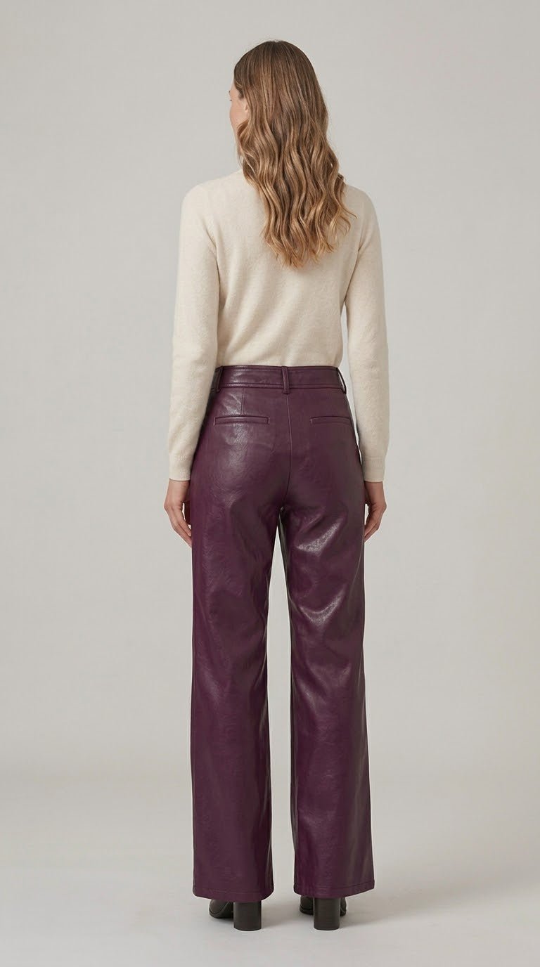 Pantalone Emme Marella in ecopelle 2 var. colore - Malerba Showroom