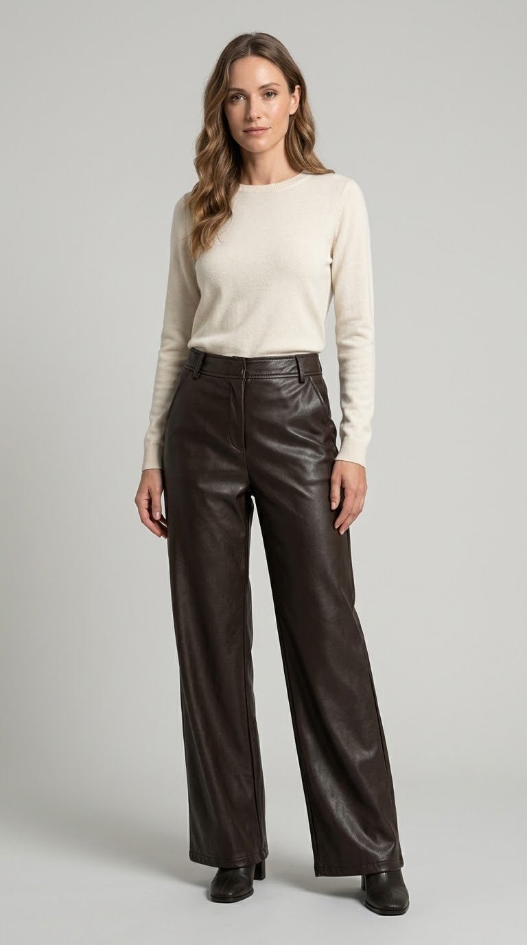 Pantalone Emme Marella in ecopelle 2 var. colore - Malerba Showroom