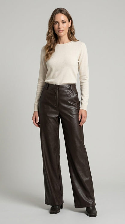 Pantalone Emme Marella in ecopelle 2 var. colore - Malerba Showroom