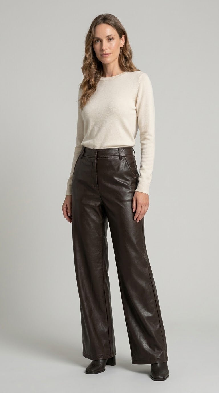 Pantalone Emme Marella in ecopelle 2 var. colore - Malerba Showroom