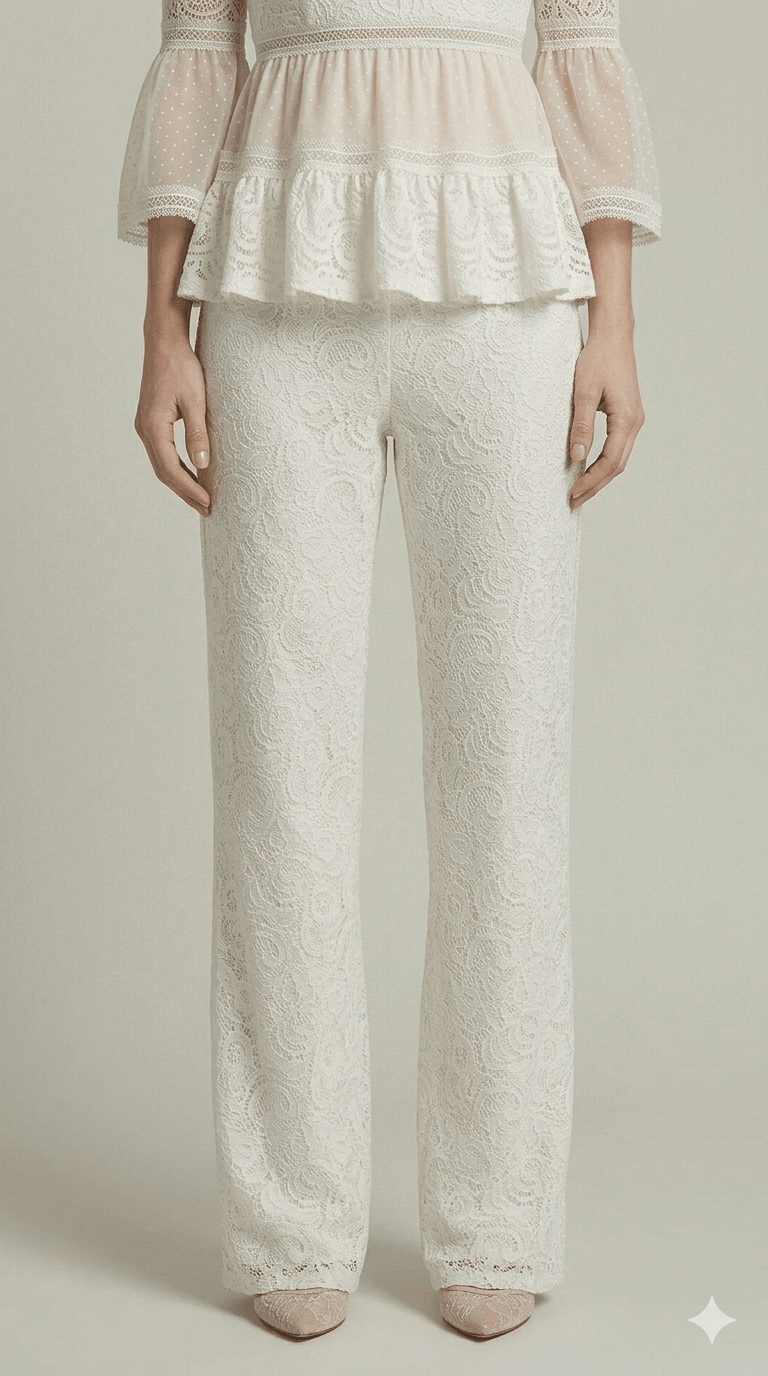 Pantalone Gaimattiolo in Pizzo - Malerba Showroom