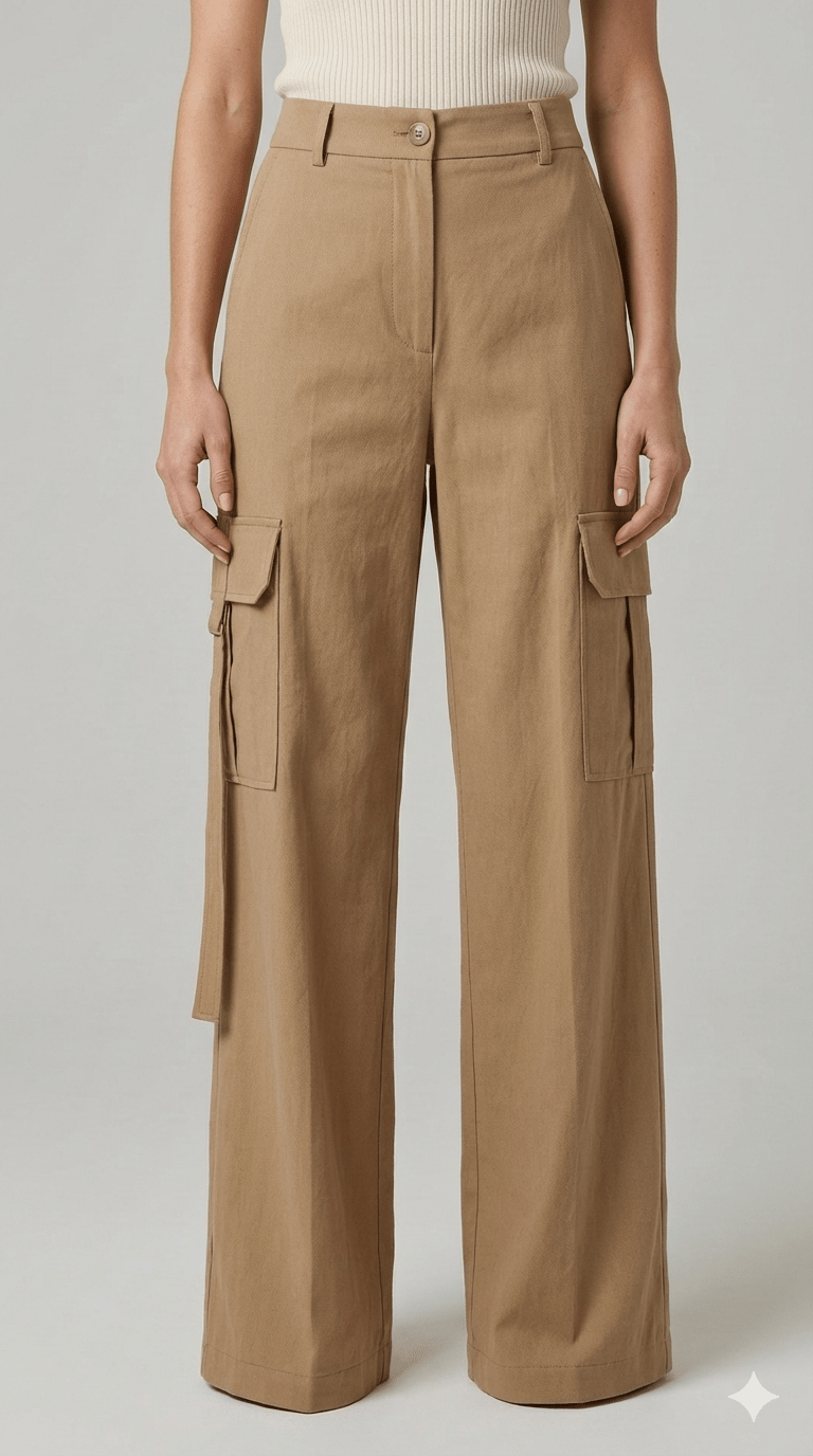 Pantalone Le Streghe Beige e V.militare - Malerba Showroom