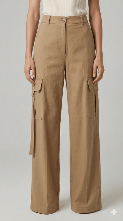 Pantalone Le Streghe Beige e V.militare - Malerba Showroom