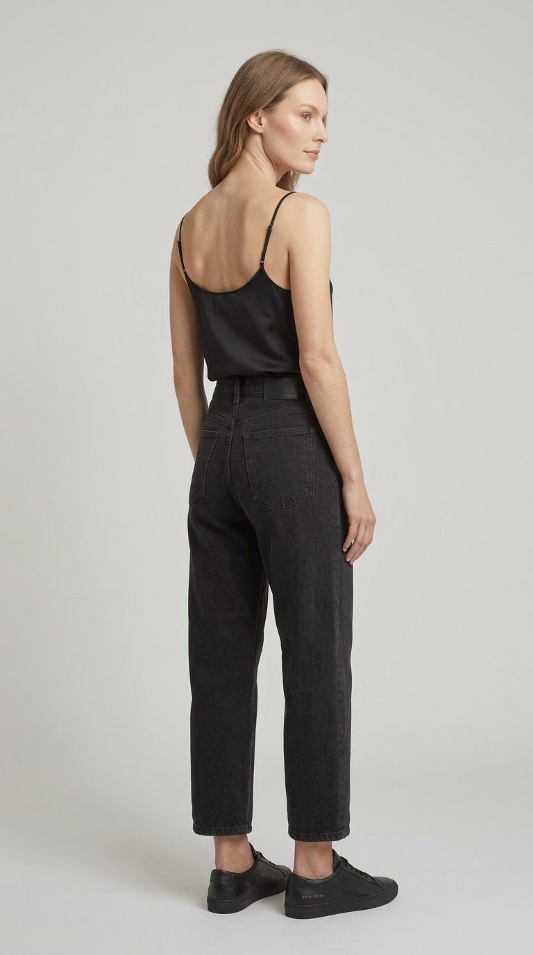 Pantalone Le Streghe in jeans elasticizato modello balloon - Malerba Showroom
