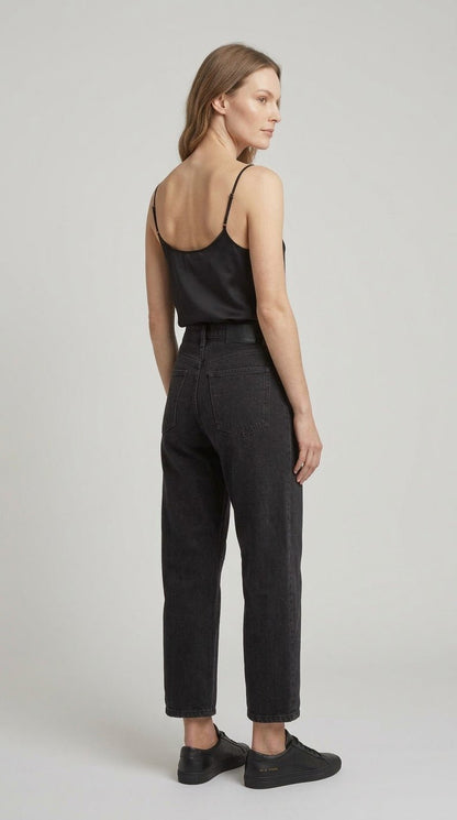 Pantalone Le Streghe in jeans elasticizato modello balloon - Malerba Showroom