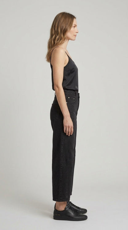 Pantalone Le Streghe in jeans elasticizato modello balloon - Malerba Showroom
