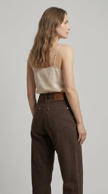 Pantalone Le Streghe in jeans elasticizato modello balloon - Malerba Showroom