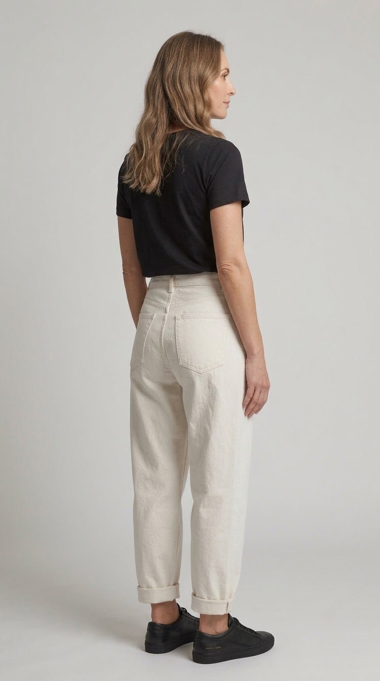 Pantalone Vicolo modello balloon in jeans 2 var. colore - Malerba Showroom