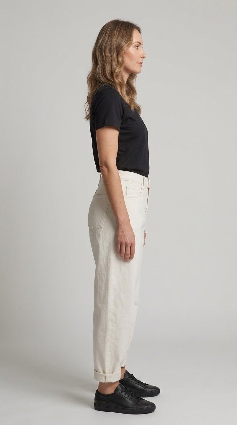 Pantalone Vicolo modello balloon in jeans 2 var. colore - Malerba Showroom
