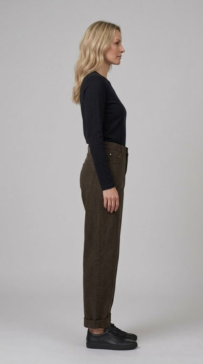 Pantalone Vicolo modello balloon in jeans 2 var. colore - Malerba Showroom