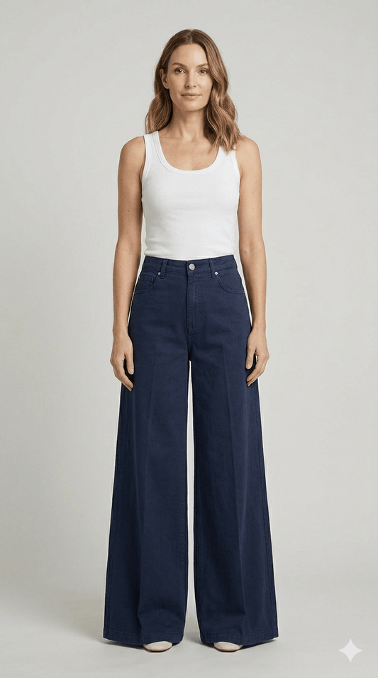 Pantalone Vicolo modello Madison Palazzo - Malerba Showroom