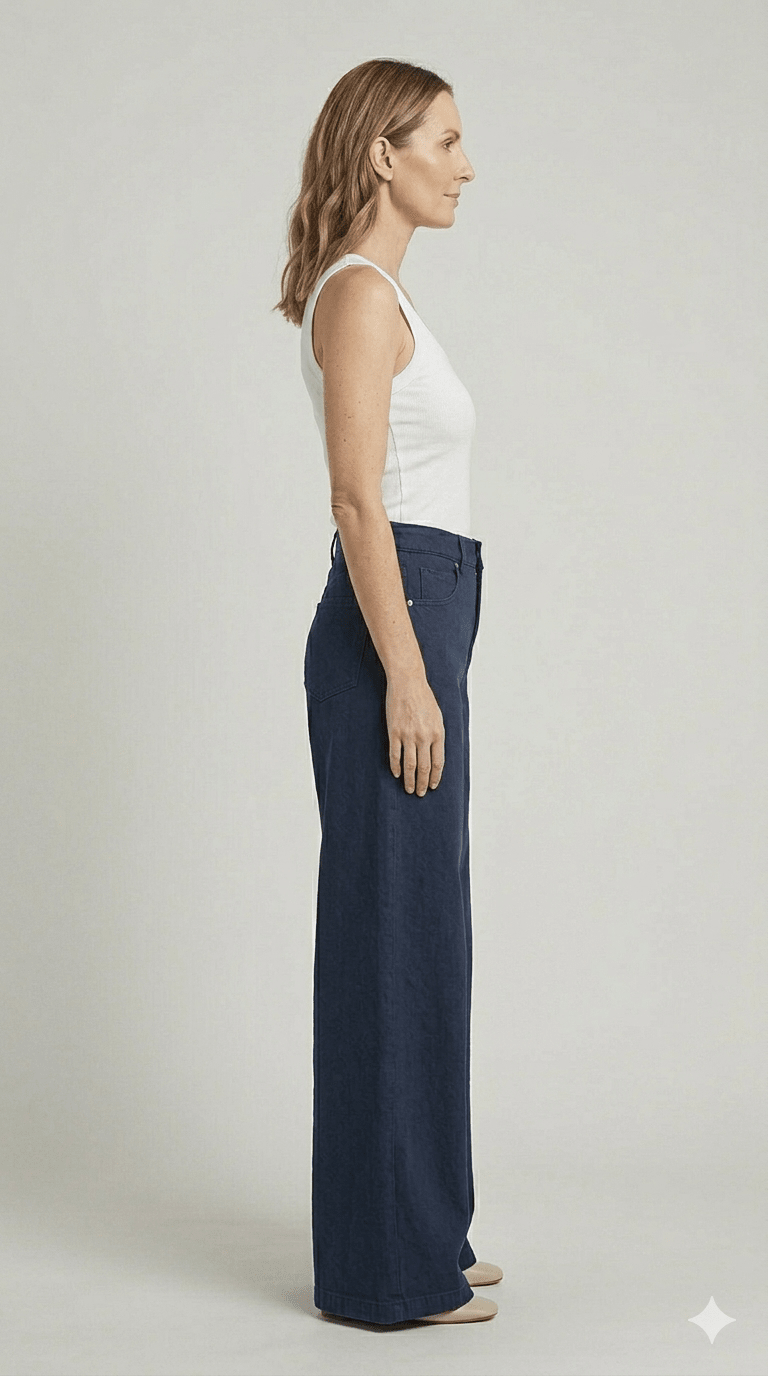 Pantalone Vicolo modello Madison Palazzo - Malerba Showroom
