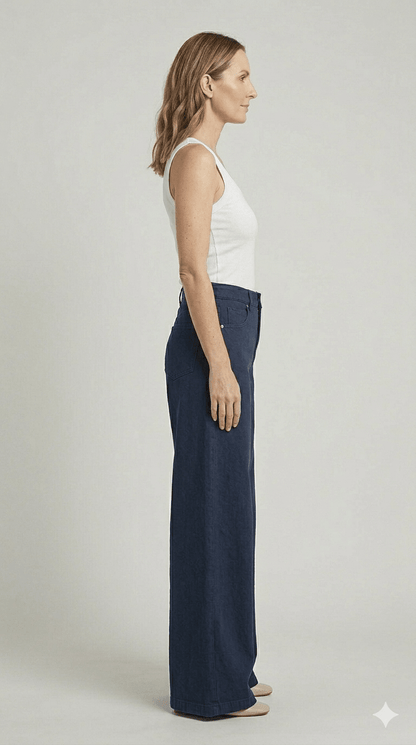 Pantalone Vicolo modello Madison Palazzo - Malerba Showroom