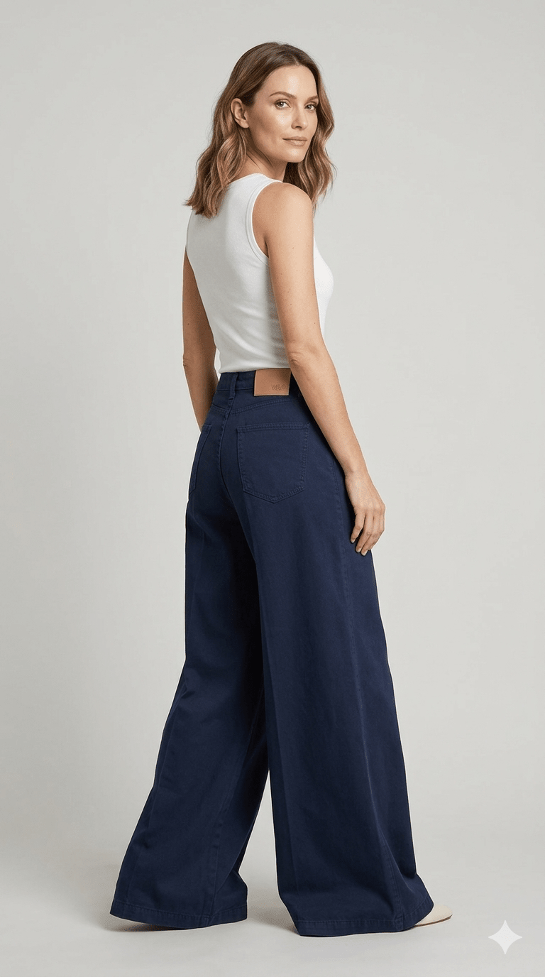 Pantalone Vicolo modello Madison Palazzo - Malerba Showroom