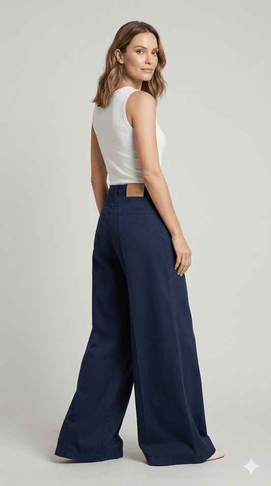 Pantalone Vicolo modello Madison Palazzo - Malerba Showroom