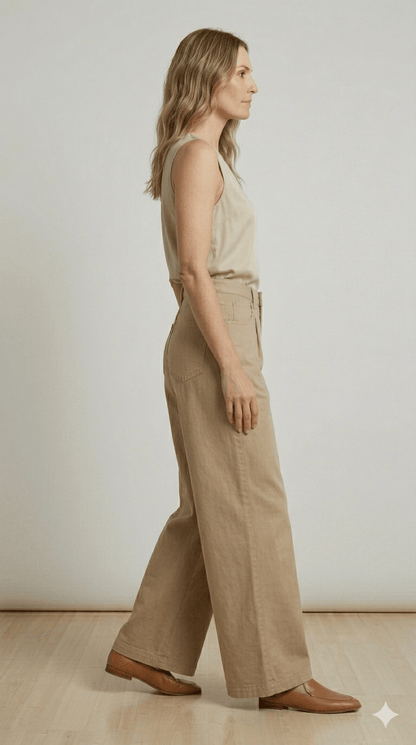 Pantalone Vicolo modello Madison Palazzo - Malerba Showroom