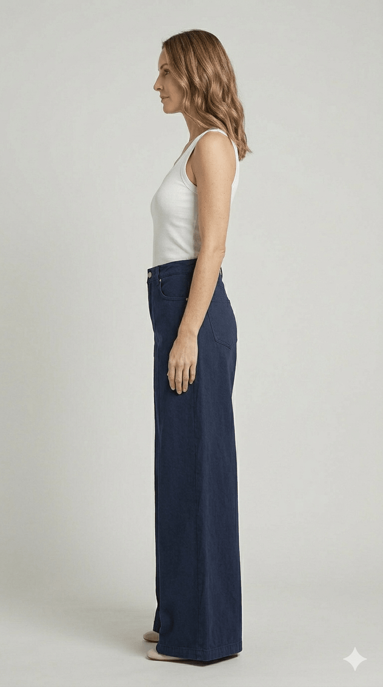 Pantalone Vicolo modello Madison Palazzo - Malerba Showroom