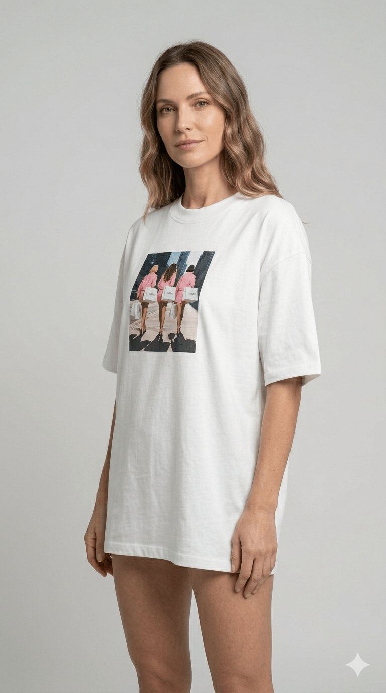 T-shirt Vicolo in diverse stampe fotografiche - Malerba Showroom