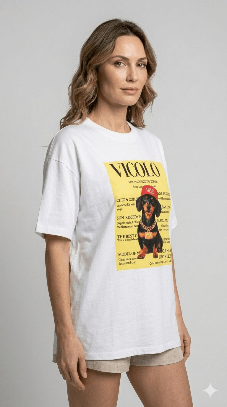 T-shirt Vicolo in diverse stampe fotografiche - Malerba Showroom
